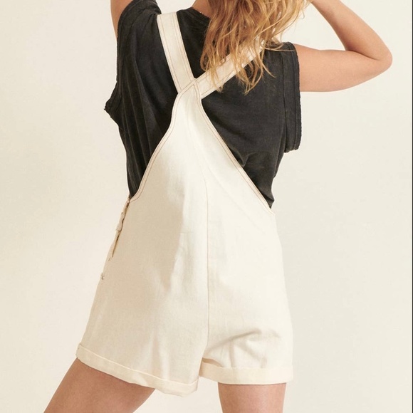 NWT Denim Short Overall - Picture 3 of 3